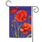 Toland Home Garden Green and Red Poppies Outdoor Rectangular Mini Garden Flag 18" x 12.5"